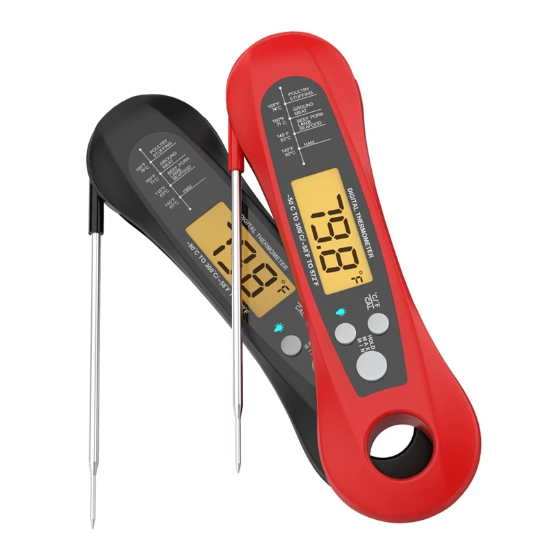 

2PCS Meat Thermometer Digital Instant Read Meat Thermometer For Grill And Cooking Food Thermometer For Kitchen BBQ Durable