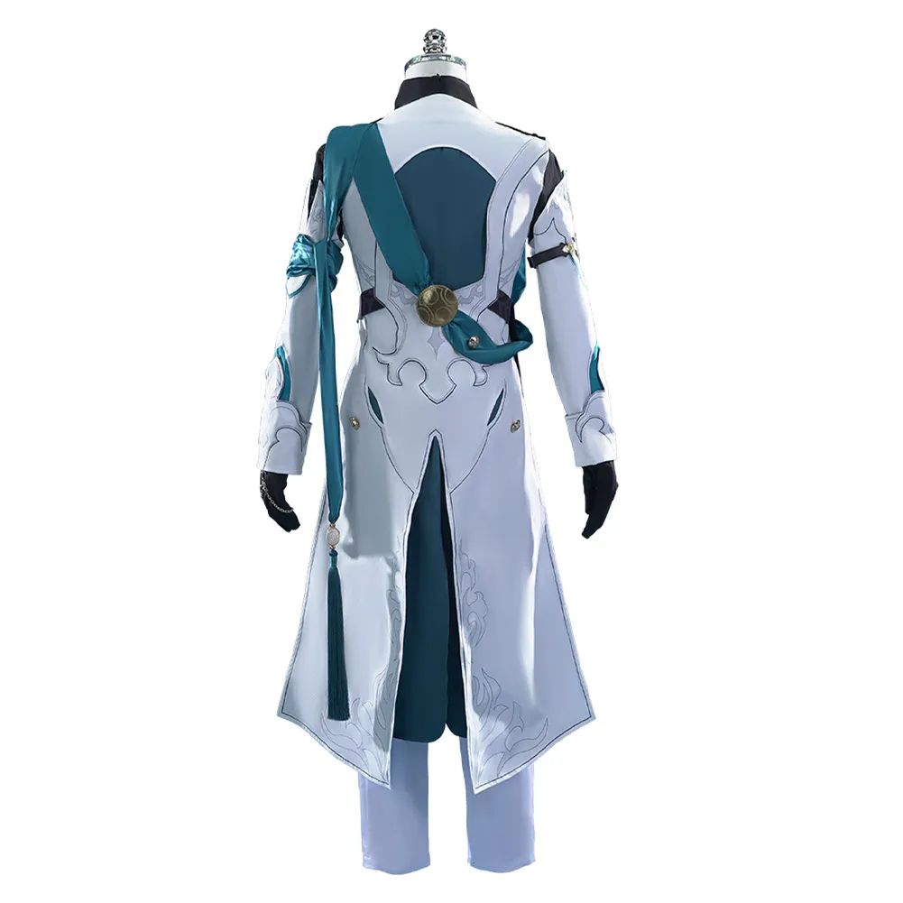 Honkai: ستار السكك الحديدية لوشا تأثيري حلي اكسسوارات ملابس هالوين كرنفال حفلة تنكر دعوى للكبار الرجال الذكور دور اللعب