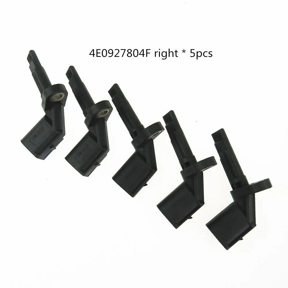 HONGGE 5Pcs Sensor de Velocidade ABS Lado Direito para A4 S4 A5 S5 A6 A7 A8 S8 R8 Q5 Phaeton Phideon 4E0 927 804F 4E0927804D 4E0 927 804 F