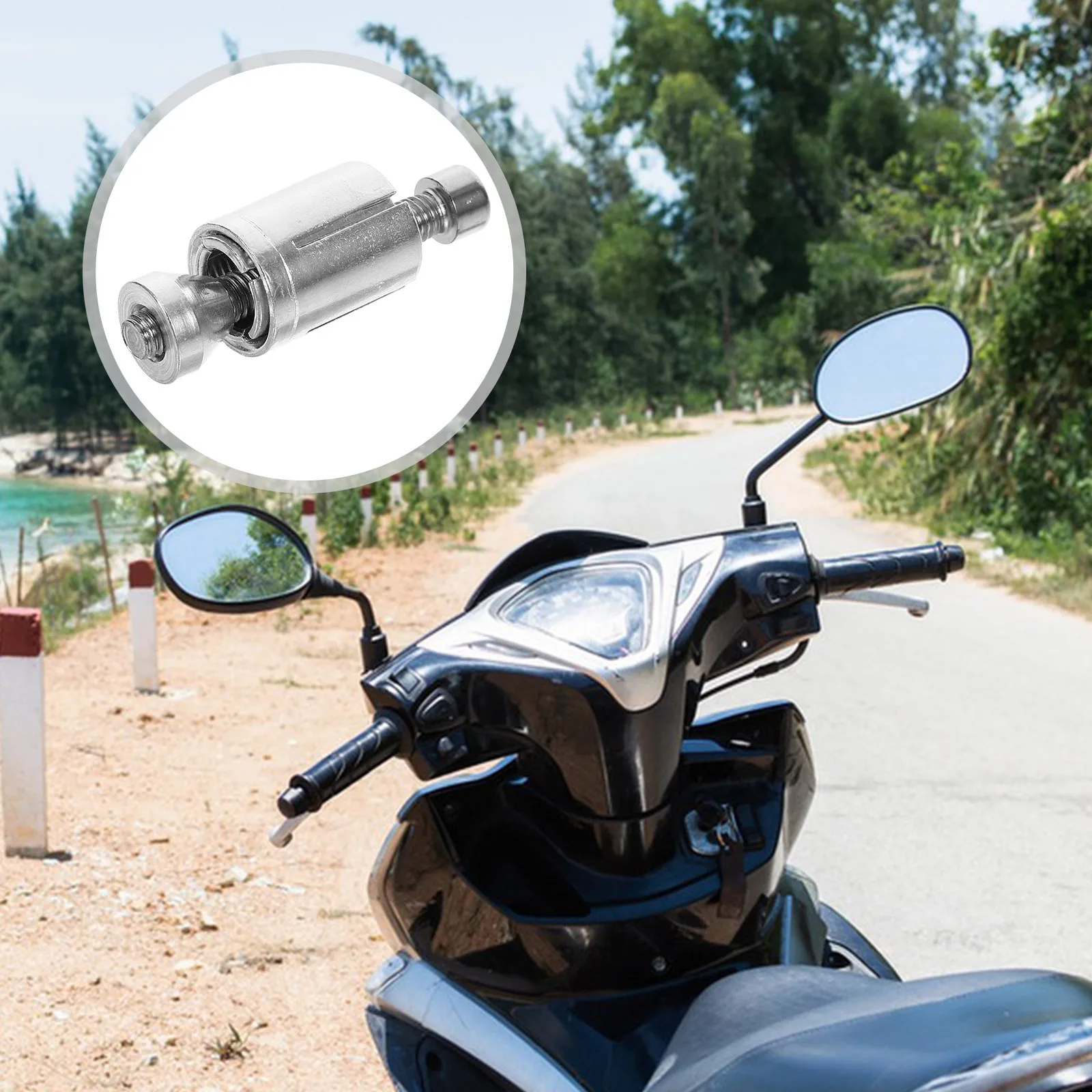 

Motorcycle Handlebar End Plugs Universal Fit High-Strength Durable Handlebar Plugs For Electric Vehicle Bar Ends Tail End