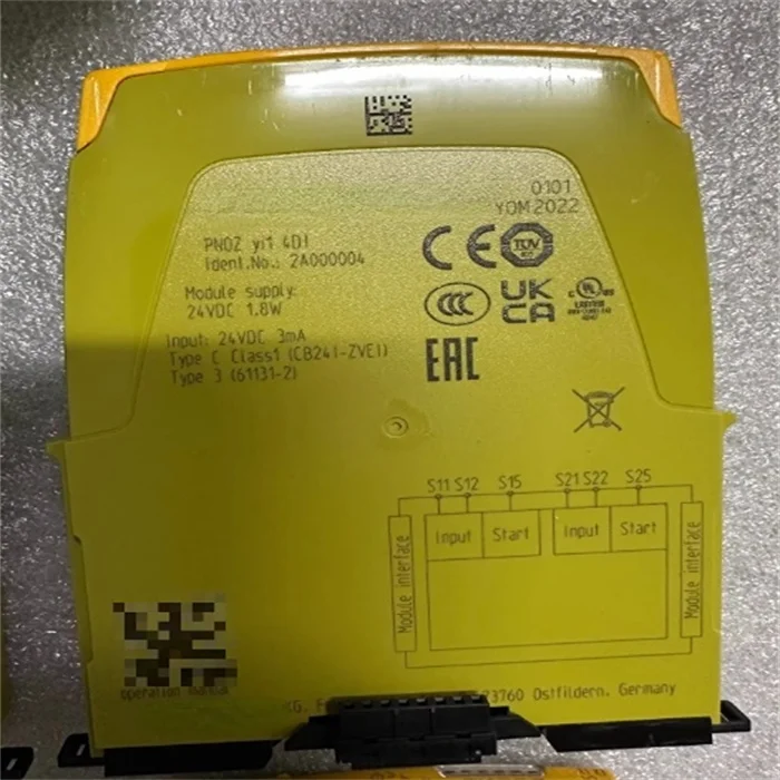 العلامة التجارية الجديدة والأصلية 2A 000002   24VDC مرحل الأمان العلامة التجارية الجديدة DHL/FEDEX/UPS #4