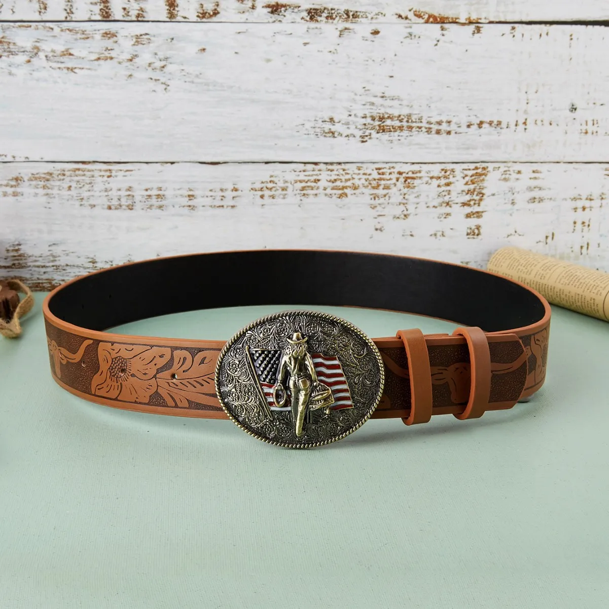 الحزام الغربي الرجال أحزمة جلدية حقيقية للرجال النساء كاوبوي راعية البقر رسائل كبيرة مشبك الذهب الذكور أحزمة طويلة أسود براون جودة