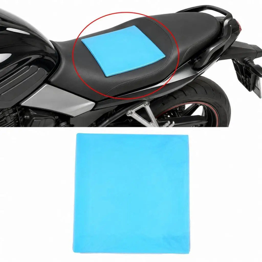 Anti Vibration Motorcycle Gel Pad Comfort Seat Cushion DIY Saddle for Long Travel Car Office Home Use