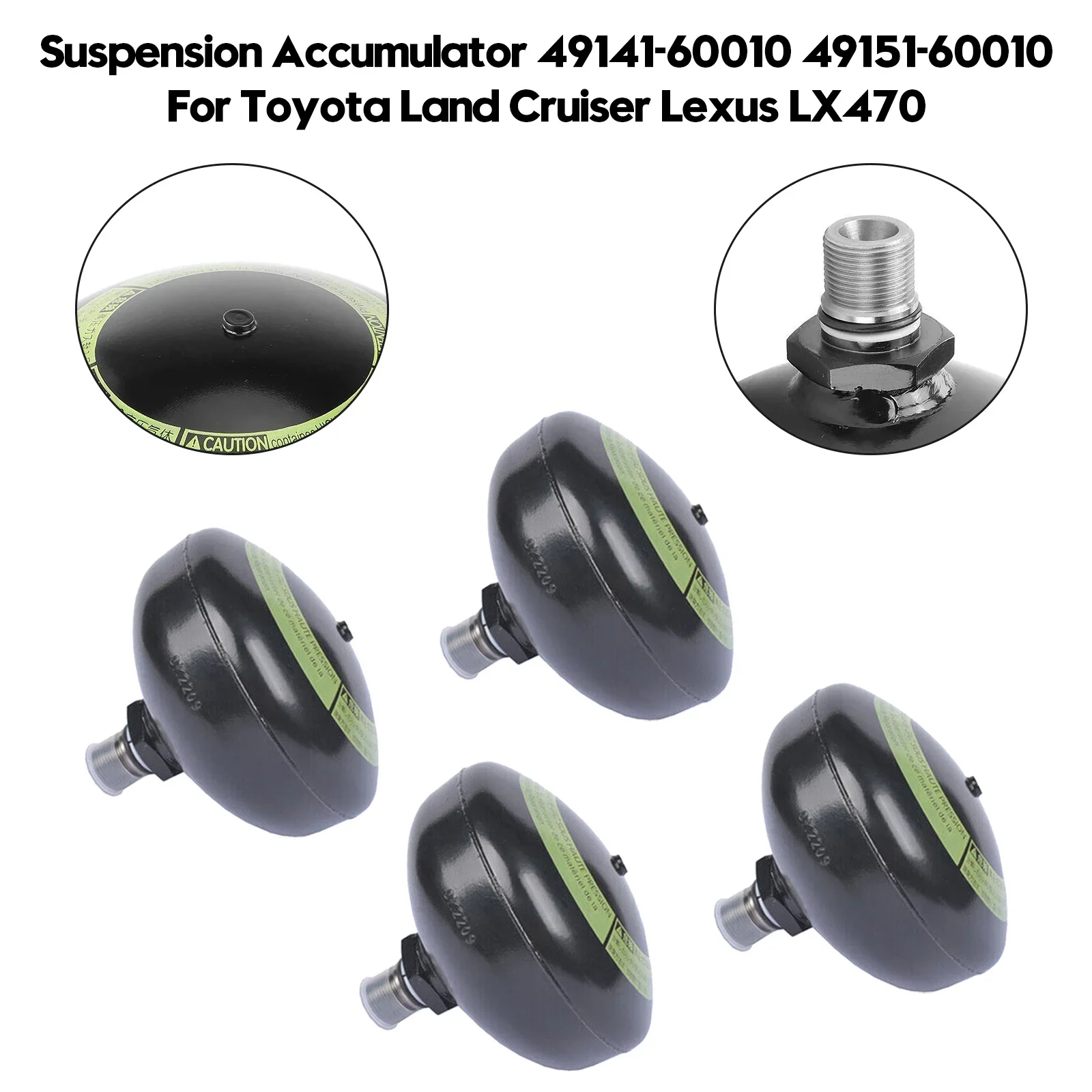 

Акумулятор подвески 49141-60010*2 49151-60010*2 для Toyota Land Cruiser Lexus, автомобильные аксессуары