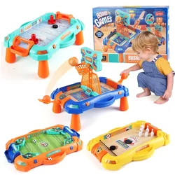 Fun Table Football Match Table Board Games Basketball Soccer Catapult Parent-child Interaction Family Games Toys for Kids Gift