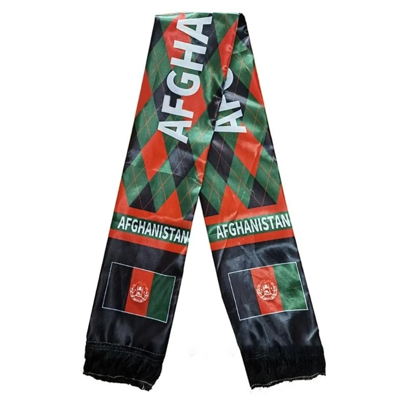 

652F Afghan Scarf Patriotism Scarf Birthday Party Wedding Decorations Digital Printing Designing Charm Soft Long Muffler