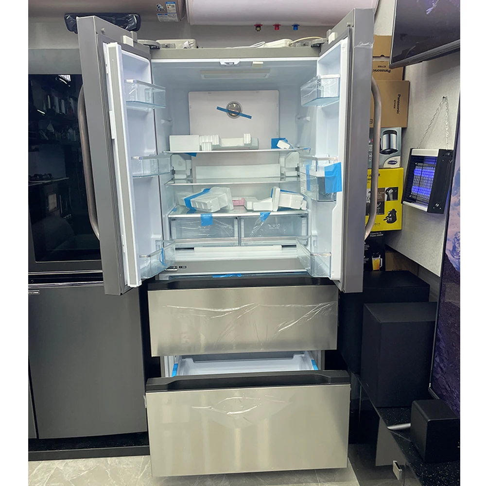 French Refrigerator Air-cooled Frost-free Inverter Refrigerator Multi-function Large-capacity Household Refrigerator