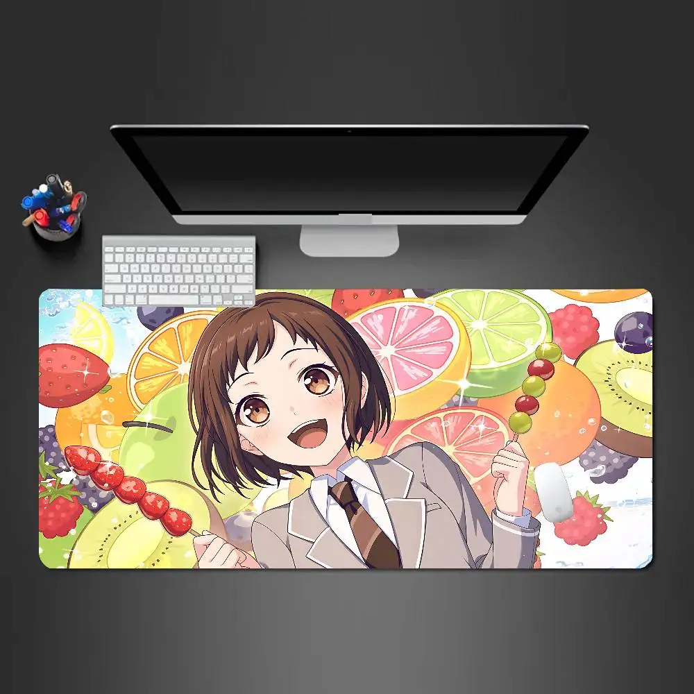 Tsugumi Hazawa Anime B-BanG Dream Mousepad Non-slip Suitable For Office Computers Laptops E-sports Game Desk Mats XXL Keyboard