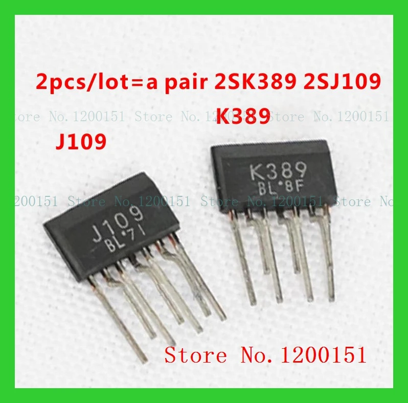 2pcs/lot=a pair 2SK389 2SJ109 Matching tube TO-263