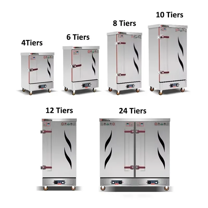 Commercial Kitchen Equipment Stainless Steel Electric Gas Rice Electric Gas Steam Steamed Cabinet Seafood Streamer