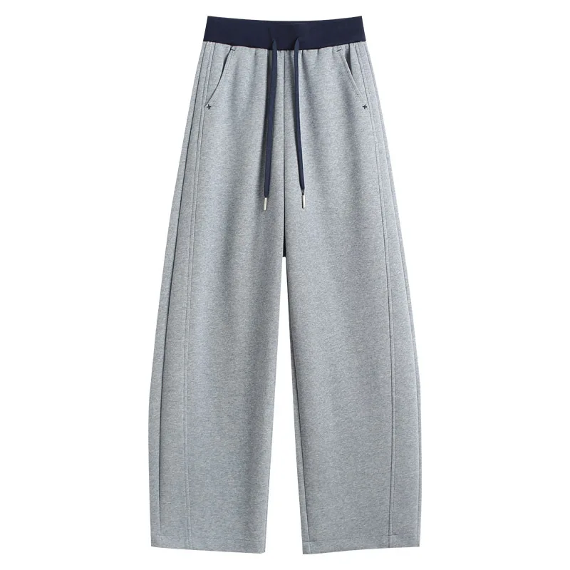 سروال Scimitar مبطن بالصوف برباط خصر مرن للنساء سروال كاجوال للتخسيس