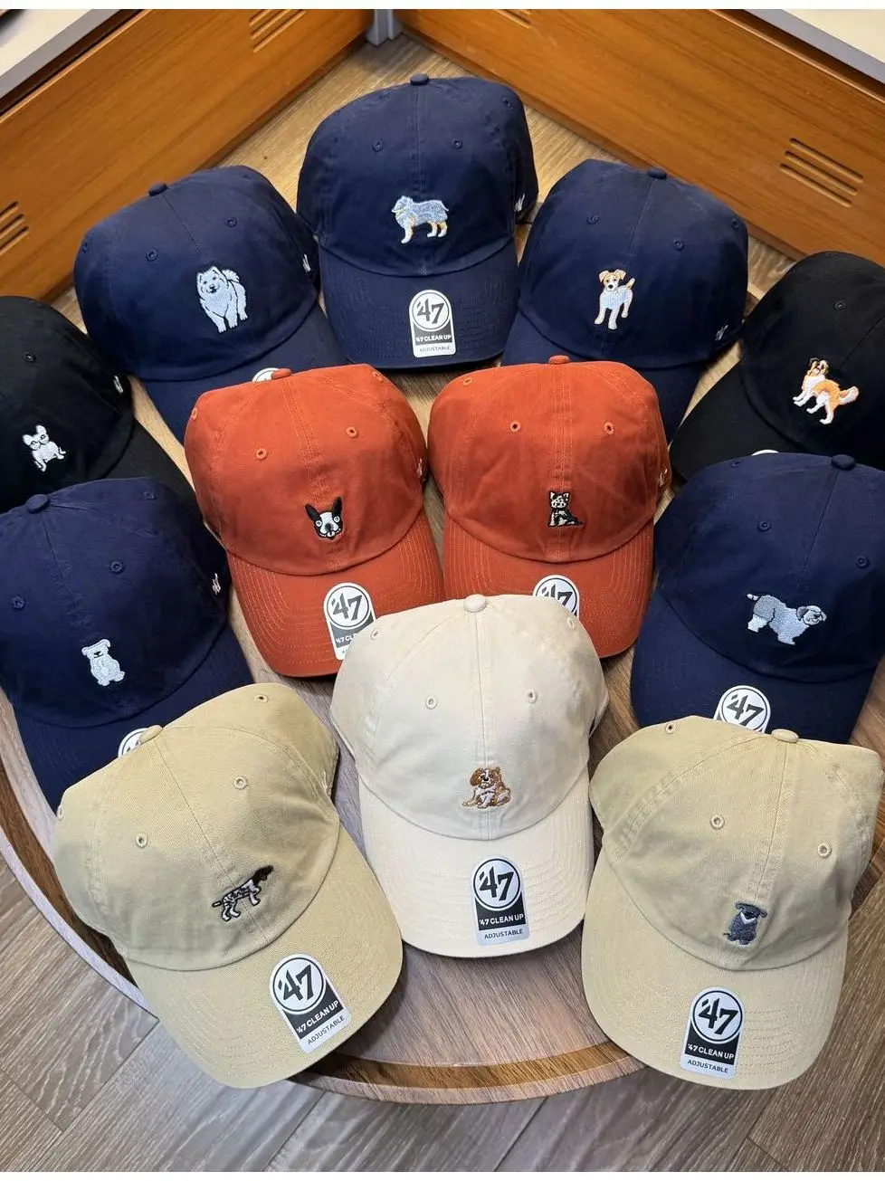 

47Brand Baseball Caps ex Retro American Sle Wide Brim Sun Protection Hat for Travel And Outdoor Activities