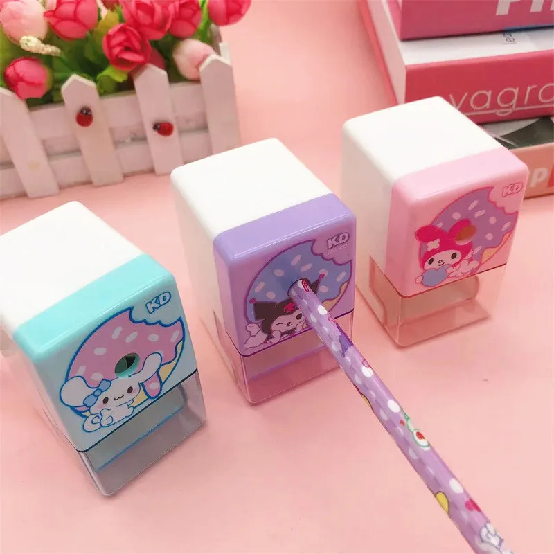 

Sanrio Cinnamoroll Kuromi Mymelody мультяшная точилка для карандашей kawaii аниме ручная работа