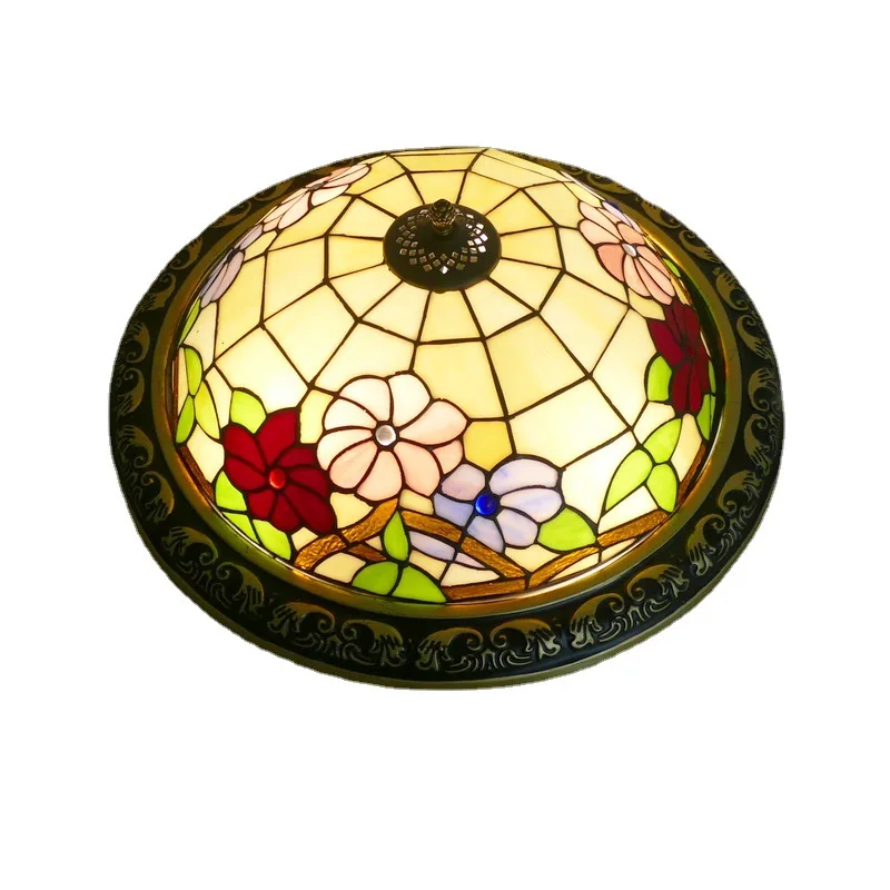 

Mediterranean, American, ceiling lamp, bedroom, balcony, creative, glass, aisle