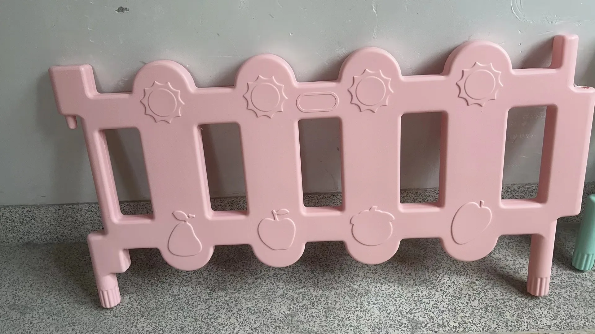 Recinzione da gioco morbida per parco giochi in plastica bianco per parco giochi per bambini