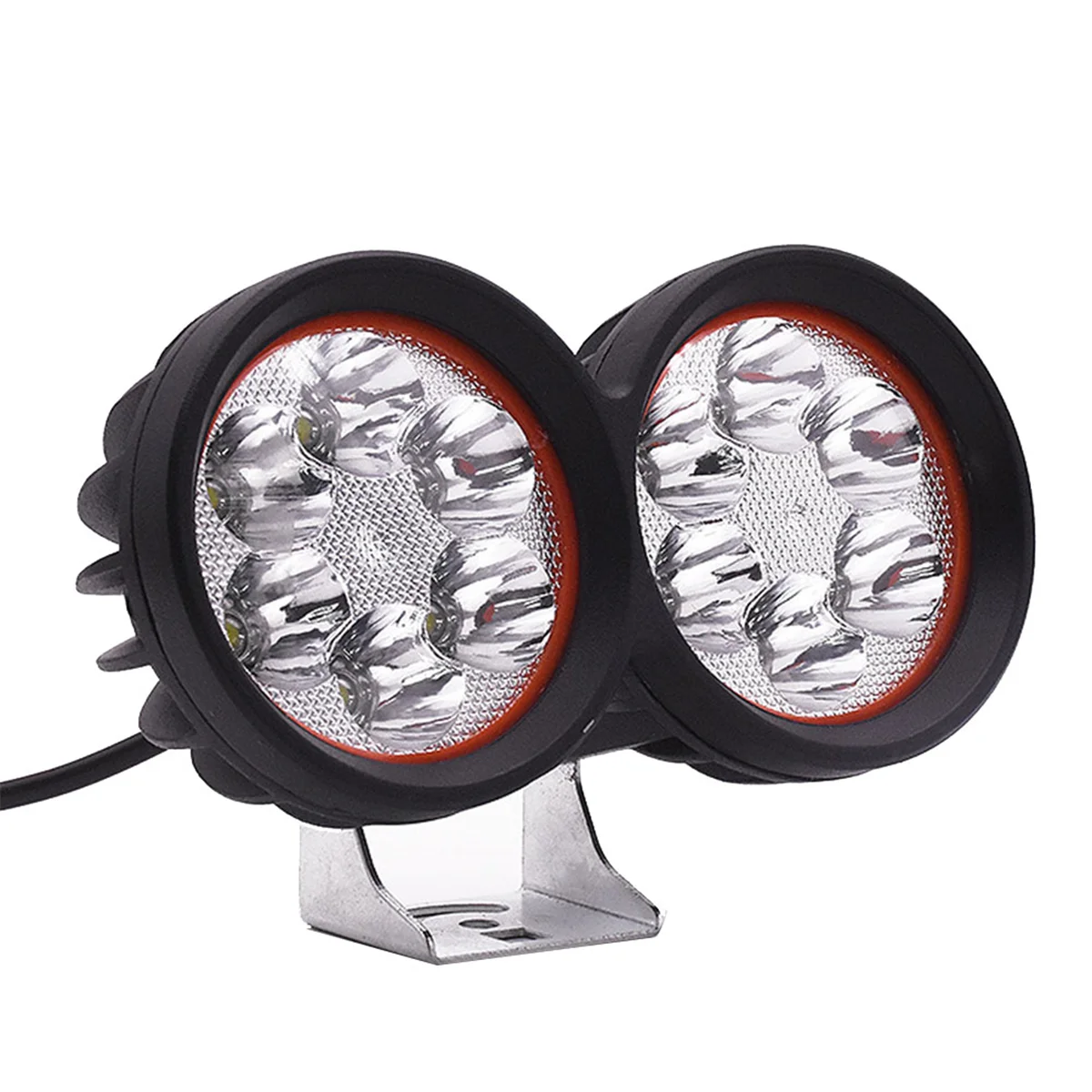 

Electric Scooter LED Headlight Lamp Super Bright Scooter 6 LED Fog Spotlight Working Spot Light 12-80V Scooter