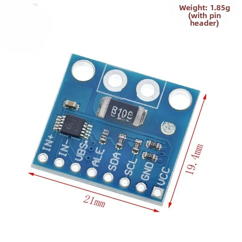 MCU-226 INA226 Voltage/Current/Power Monitor with Alarm Function, 36V, Bidirectional I2C