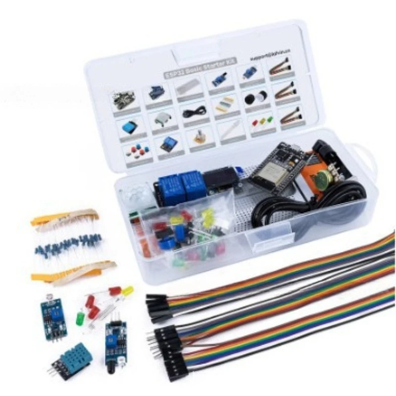 3 Boxes ESP32 Basic Starter Kit ESP-32S WIFI Bluetooth Module Electronic Components DIY Project Learning Set