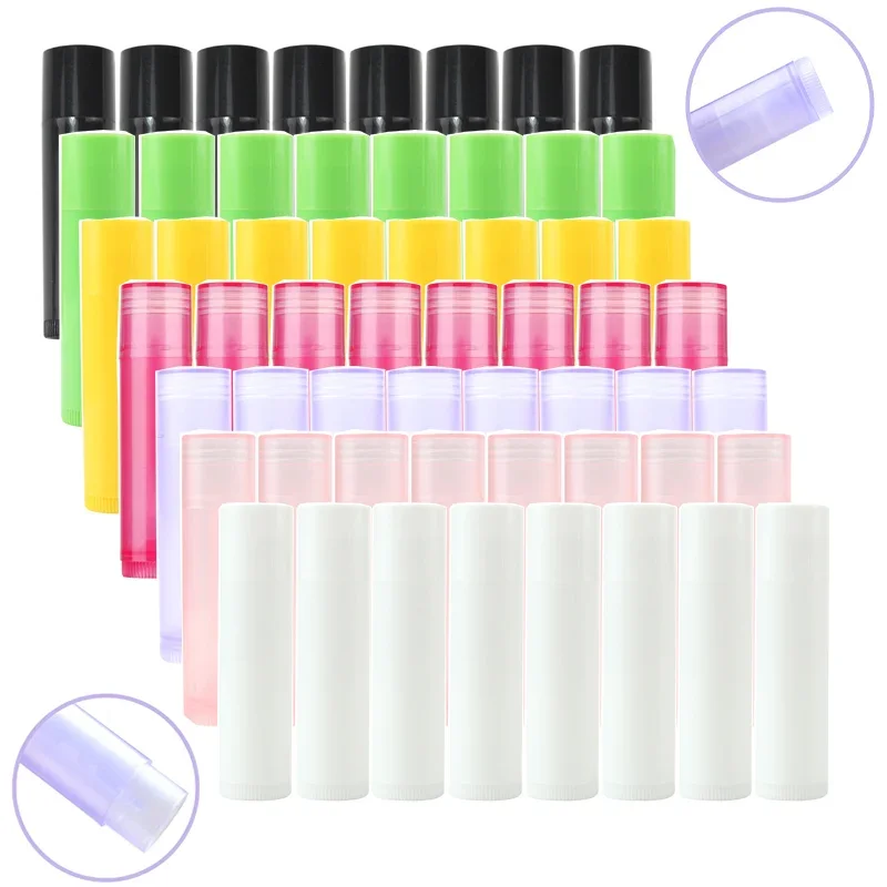 50set 5ml 5g tubi vuoti per lucidalabbra contenitori cosmetici vuoti barattoli per rossetto contenitore per tubi per balsamo per strumenti di trucco da viaggio