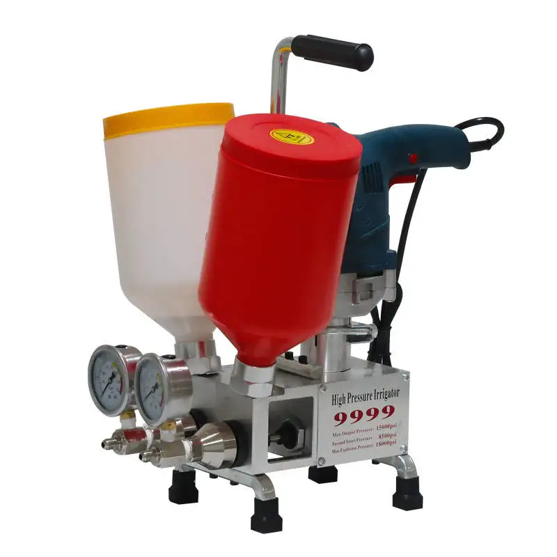 Double liquid high pressure electric polyurethane waterproof plugging machine industrial grade special grouting agent for glue i