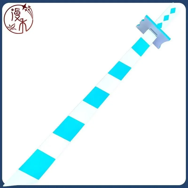 Kostium Panty & Stocking with Garterbelt, niebiesko-białe paski, rekwizyty, miecz, broń, Halloween, Boże Narodzenie, przebranie na imprezę, akcesoria.