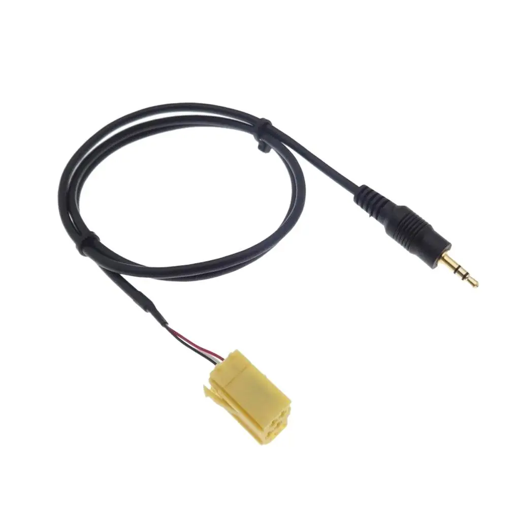 Car 3.5MM ABS AUX Input Adapter Cable Line for Peugeot 206 207 307 308 Citroen Sega RD9 2007-2009 2010 2011 2012 2013 2014 2015