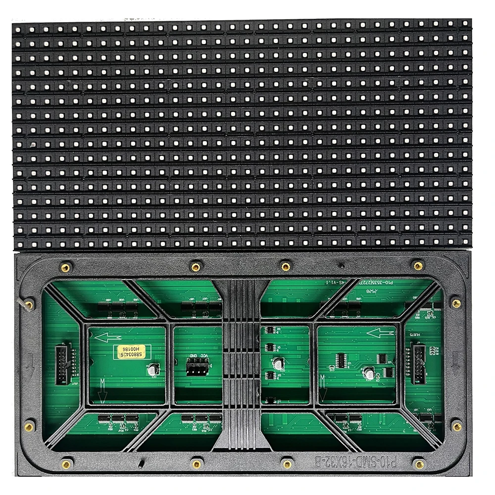 2er-Pack P10 Outdoor-Vollfarb-LED-Modul HUB75 – SMD3535, 32x16 Pixel, 320x160 Mm, 1/4 Scan, Wasserfest & Hell!