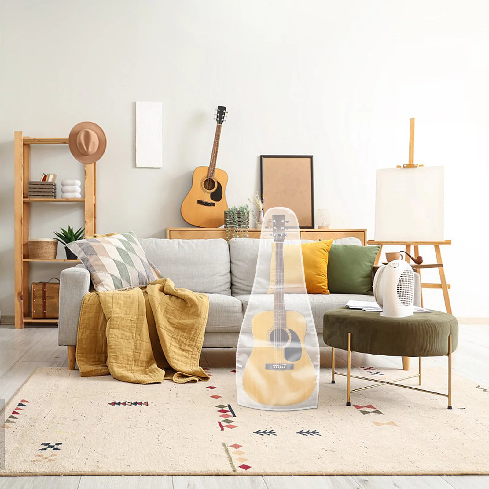 

Guitar Bass Dust Cover Electric Protective Comfortable Accessories Pvc Acoustic Case