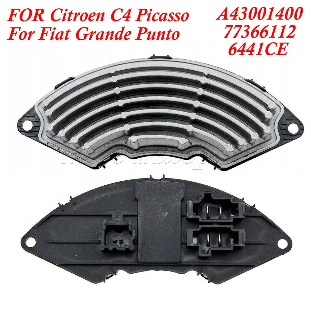 

Heater Blower Motor Resistor A43001400 77366112 DRS07001 6441CE 6441.CE For Citroen C4 Picasso For Fiat Grande Punto