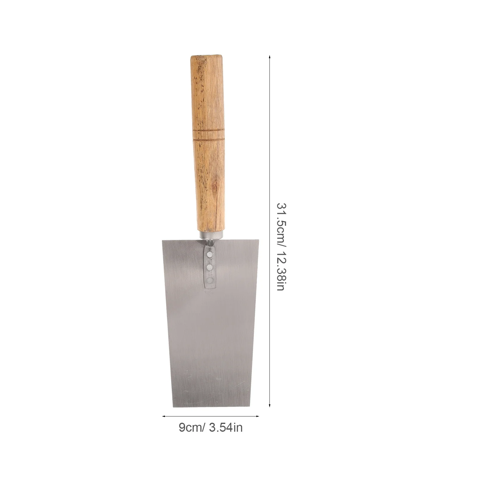 Plastering Trowel Smooth Finish Durable Steel Wood Handle Mud Scraper Tool For Drywall Concrete Cement Plastering Tools