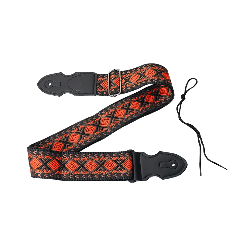 アコースティックエレキギターショルダーストラップピッククリップ付き木製ベースギターストラッププリント英国デザイン快適なベルトギターアクセス
