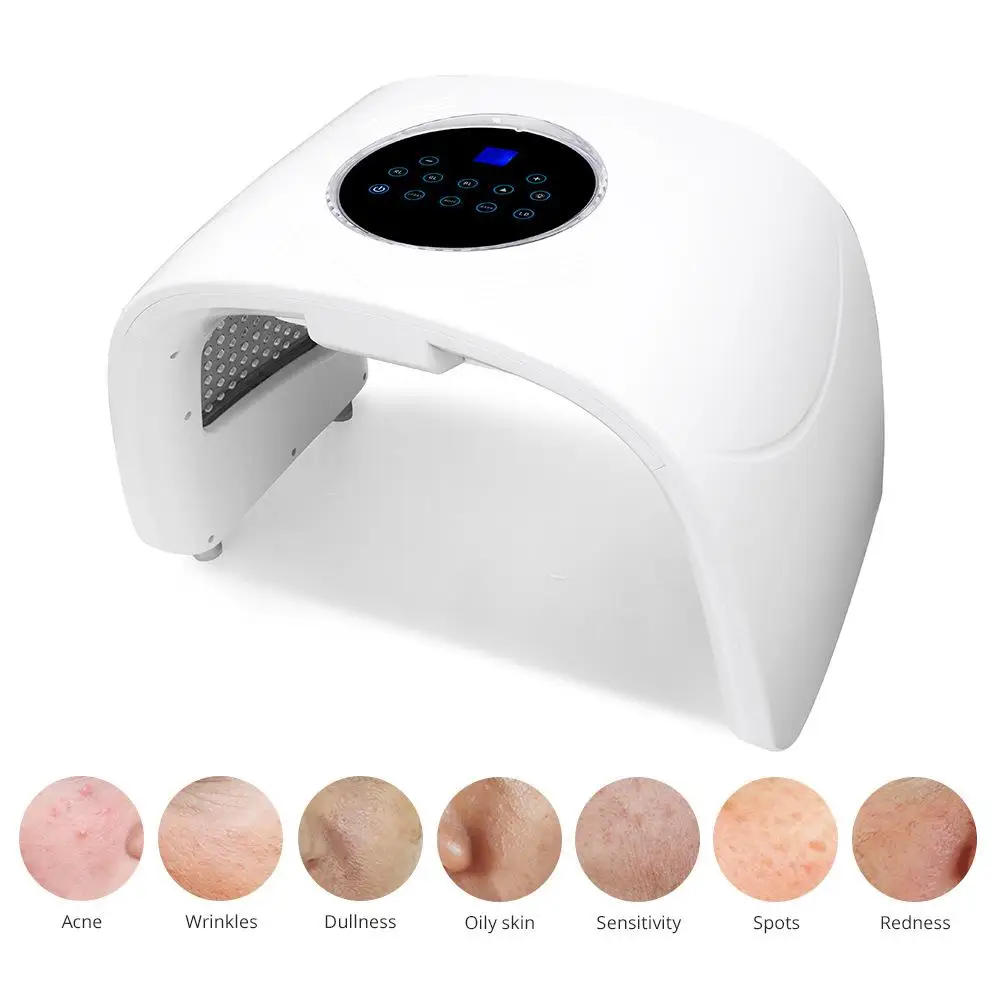 SY-LM06C ems facial massager led light therapy water  steamer machine