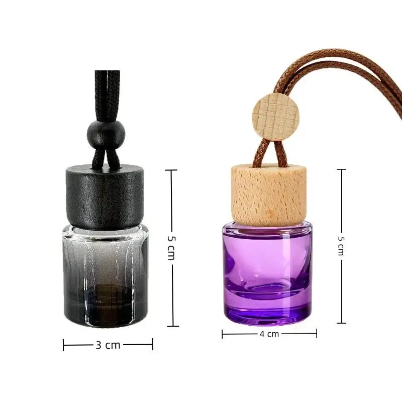 Mini Round Pendant Essential Oil Diffuser Bottle Car Air Freshener Perfume Fragrance Ornament Vial view 6