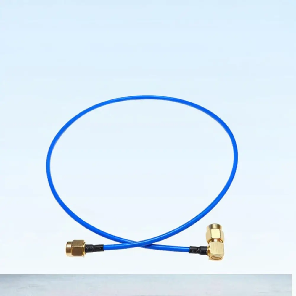 RG405 Semi Rigid RF Coaxial Cable SMA Male To SMA Male Connector Blue High Frequency Wire For Laboratory Equipment