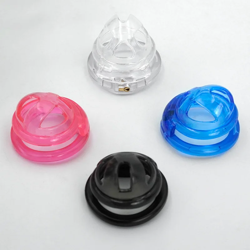 Male Soft Spiked Chastity Cage with 4 Size Silicone Rings Penis Restraint Lock Sissy Cock Cage Urethral Chastity Adult Sex Toys view 4