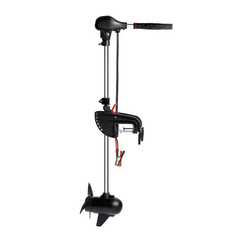 Quick Delivery Clamp Bracket Mounted Trolling Electric Outboard Motor 420W DC12V with LED Battery Indicator for Kayak,fish Boat