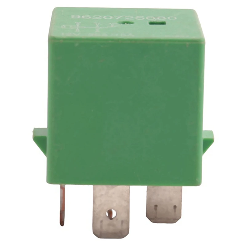 

12V 35A 5 Pins Cooling Radiator Fan Relay Green 6547TX For Peugeot 206 207 306 307 406 407 807-Boom