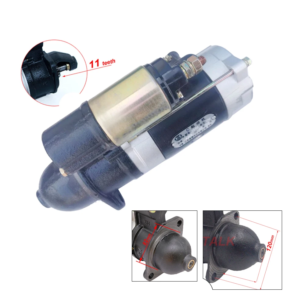 Starter Motor for Fengshou Estate FS180-3 / FS184 with Engine J285T