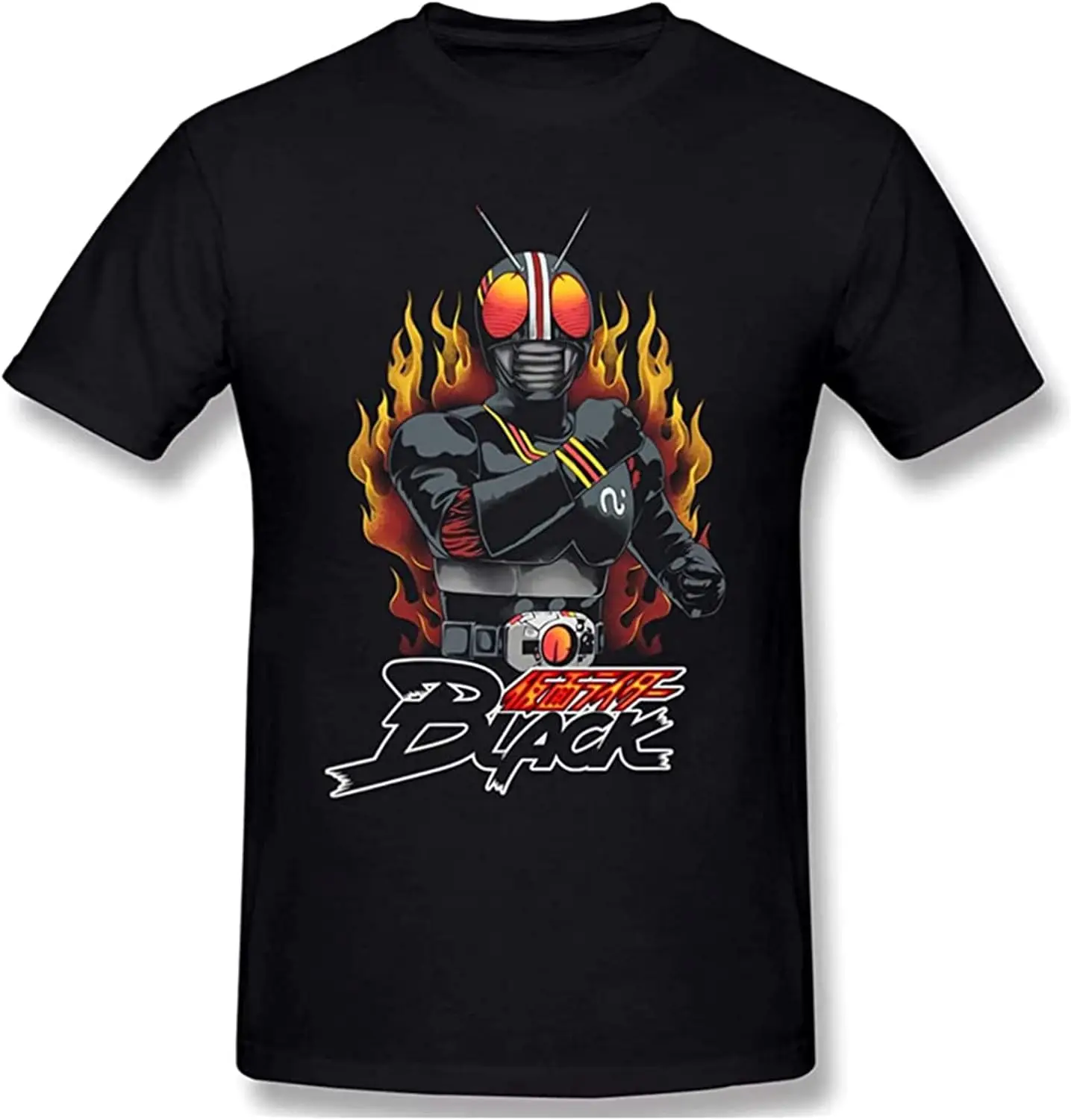 

Kamen Rider-Black T-Shirt Men's Fashion Cotton Short Sleeve Tee