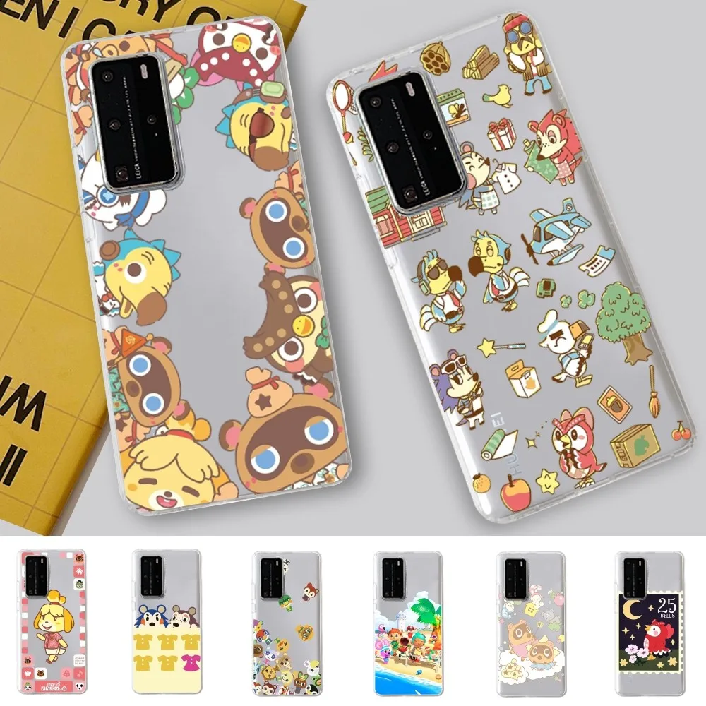 

A-Animals C-Crossings Phone Case For Samsung S10 20 22 23 A10 40 For Xiaomi10 Note10 For Huawei P50 20 Honor60 70