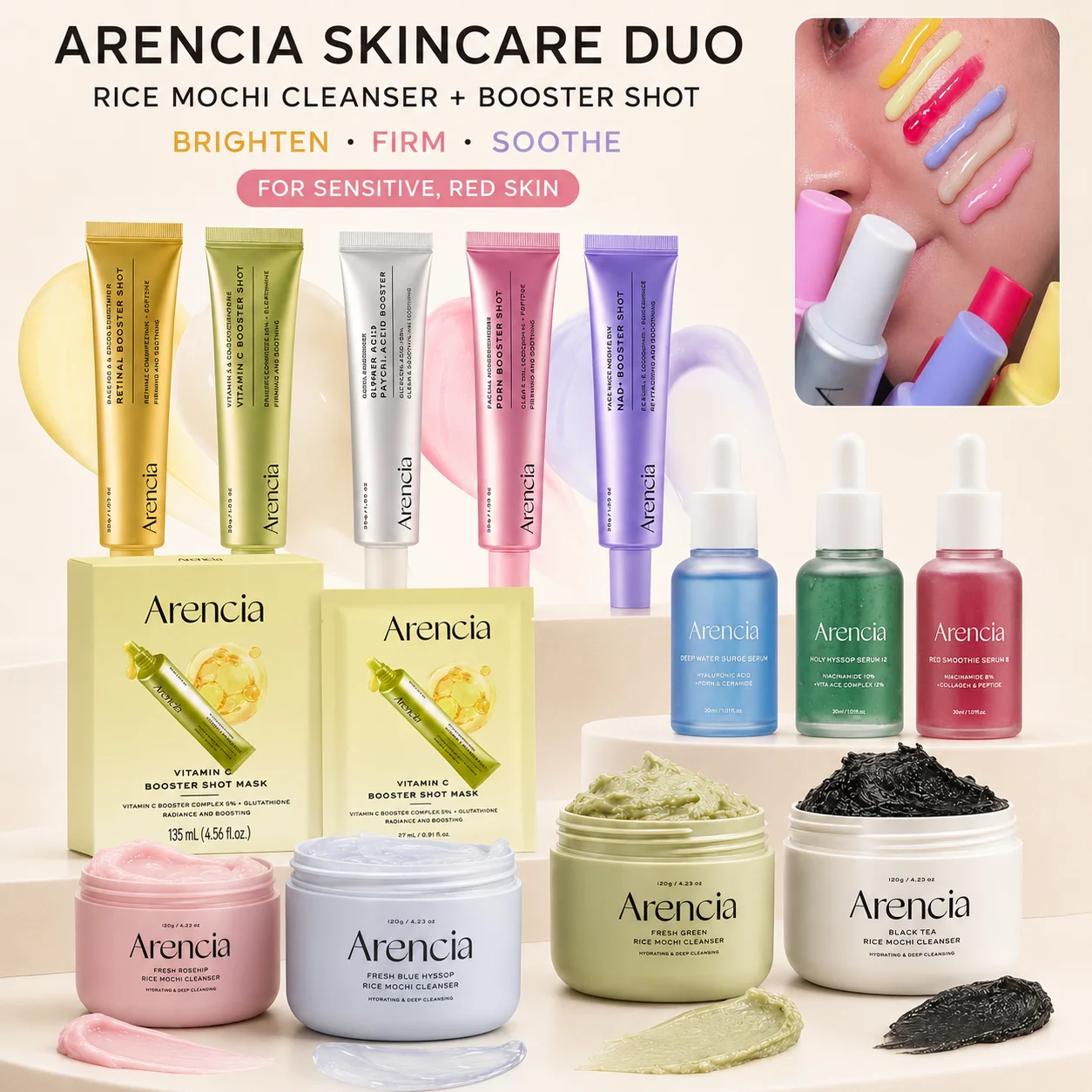 Skincare Ls - Arencia Skincare - Nettoyant Mochi au