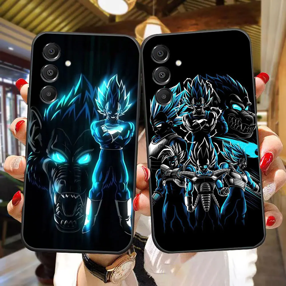 D-Dragon Ball Goku Vegeta Cover Phone Case For Samsung A07 A06 A05S A04 A03S A10 A12 A13 A24 A30 A50 NOTE 10 20 M16 M33 M53 Capa