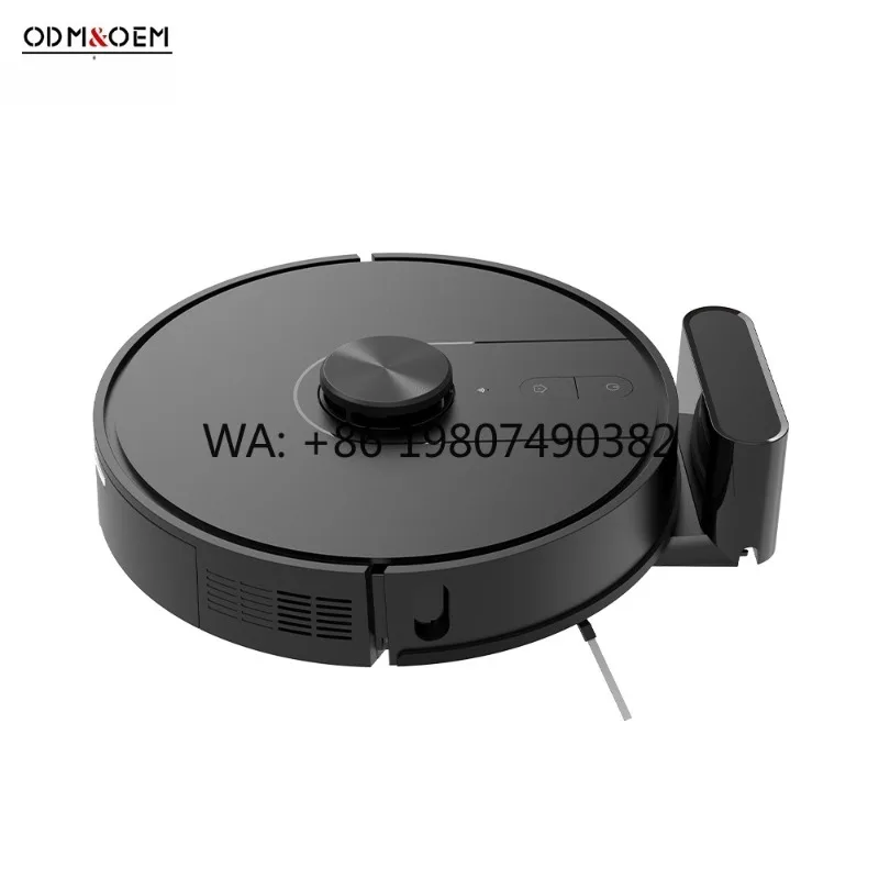5000Pa High Suction Robot Vacuum Mop, APP Controlled Wet Dry Cleaner, Auto Recharge for Tile and Car Cleaning