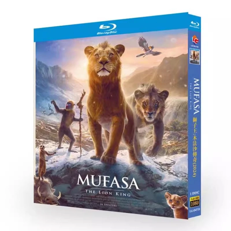 

Mufasa The Lion King 2024 Blu-ray Disc