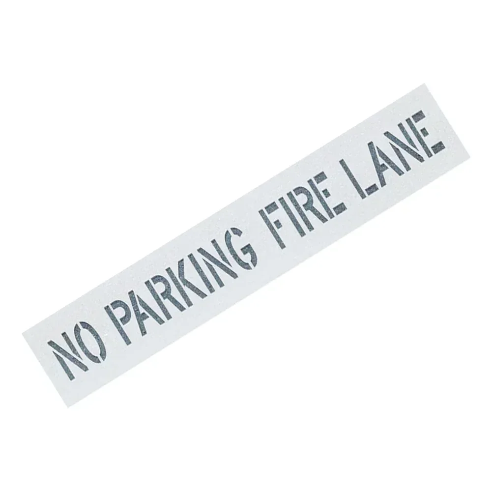 No Parking Fire Lane Stencil for Asphalt Concrete Pavement Marking Foldable Parking Lot Sign Stencil for Outdoor Use