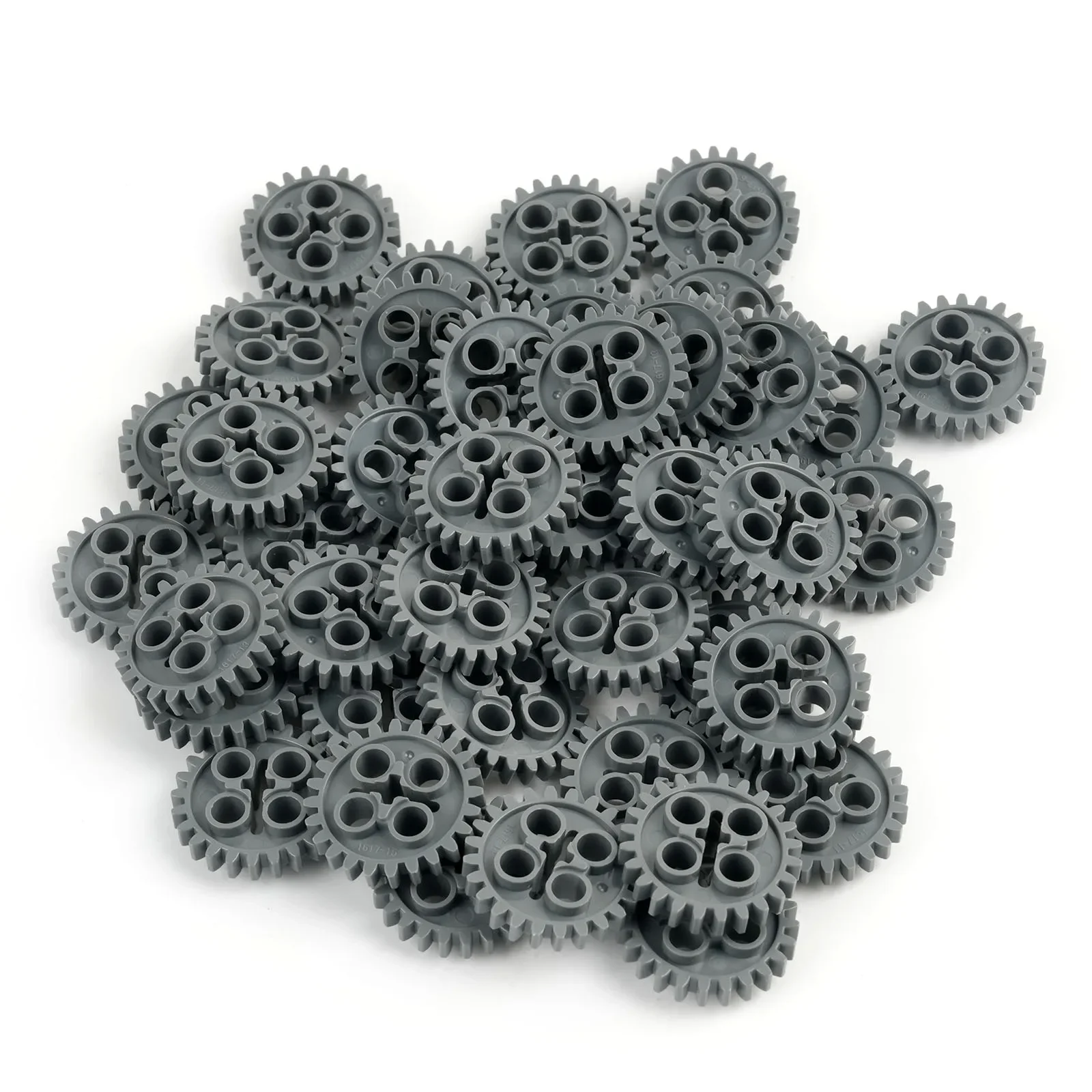 50 STKS 24-Tand Chain Gear Technologie Bouwstenen Onderdelen Montage 3648 Versnellingen DIY Speelgoed MOC Bricks Model Vervanging accessoires