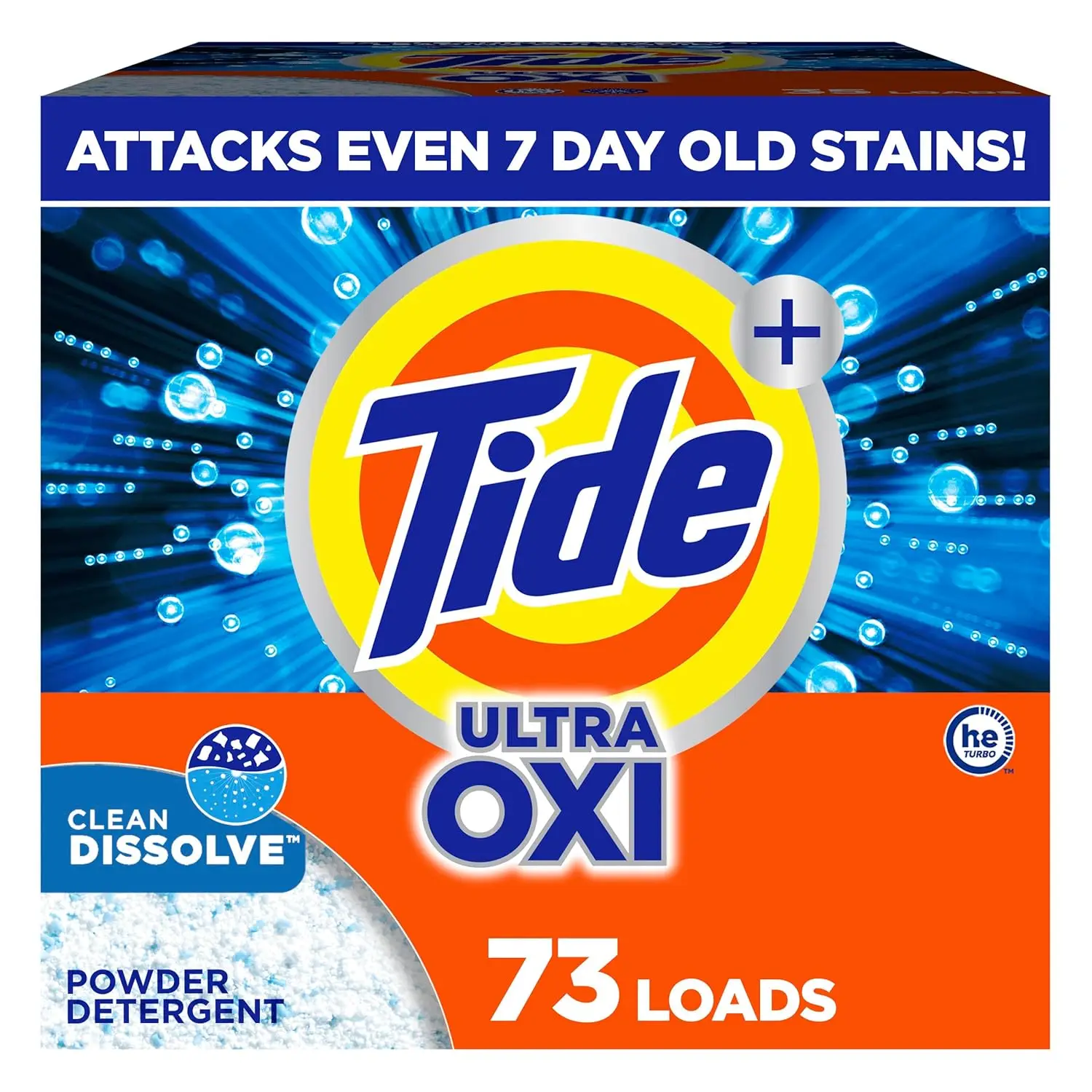 

Powerful OXI Powder Laundry Detergent for Deep Stain Removal, Fresh Scent, High-Efficiency Cleaning