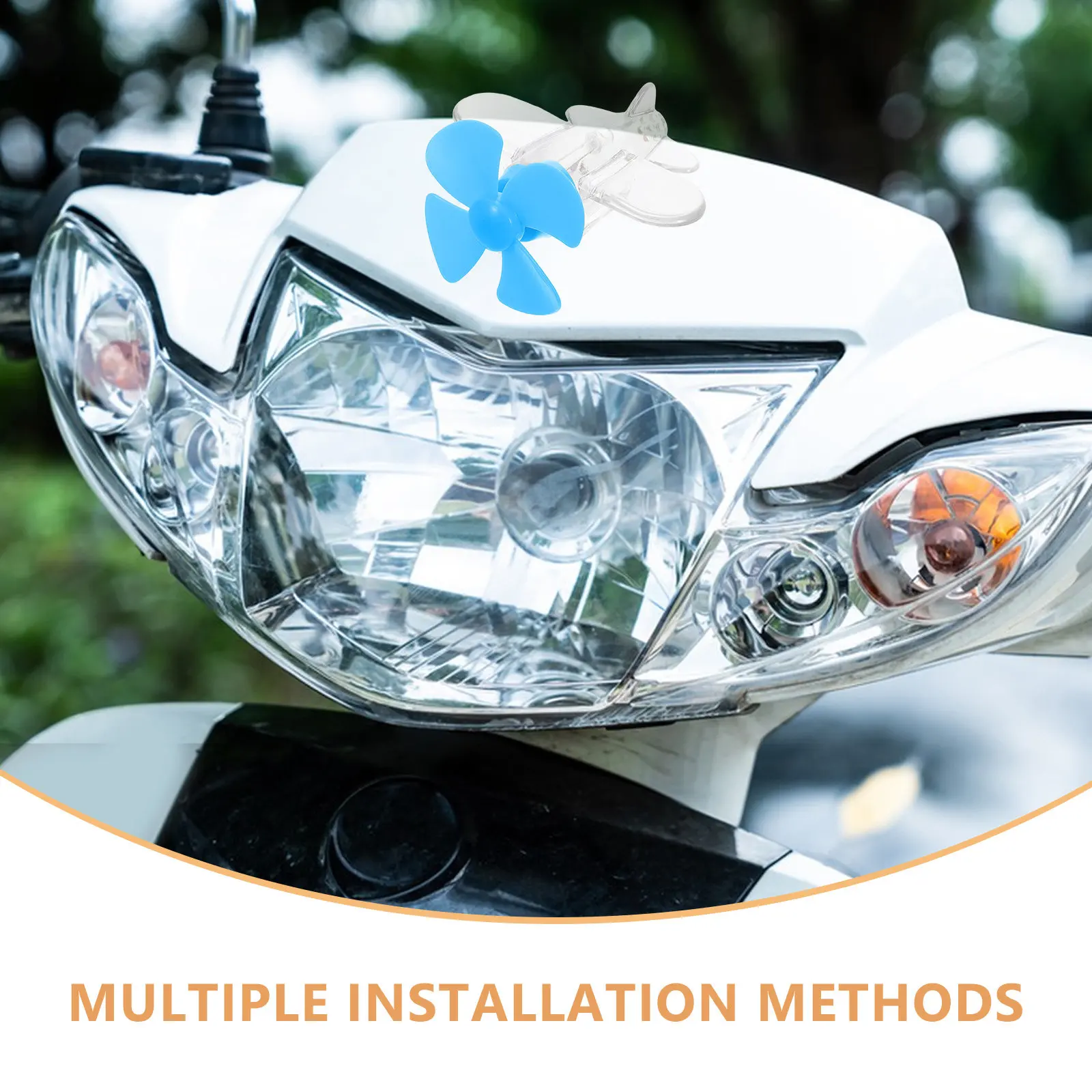 Airplane Colorful LED Ambient Light Wind Powered for Motorcycle Car Electric Vehicle Interior Decoration and Visibility