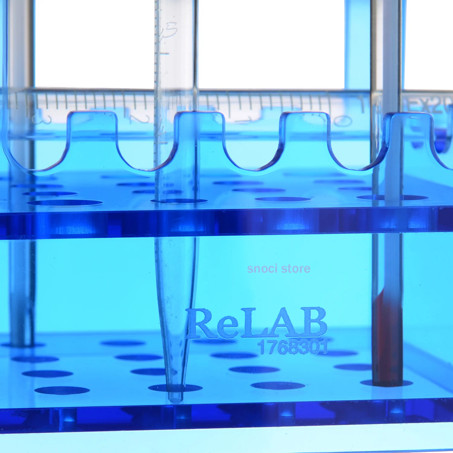 Dudukan Pipet Laboratorium, Tempat Pipettor Plexiglass Multifungsi, Rak Penetes Rak Termometer (Tidak Termasuk Pipet) 1 Buah