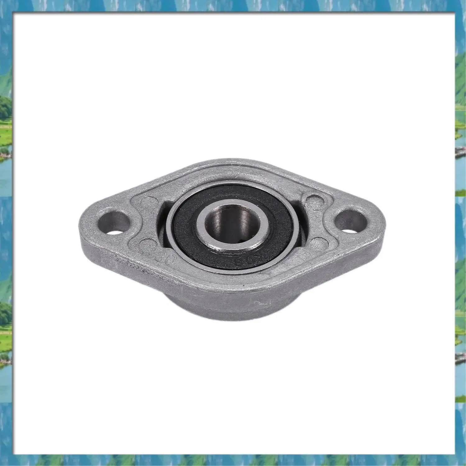 Mar.10 Pcs KFL08 8Mm Diameter Zinc Alloy Bearing Housing FL08 K08 Pillow Block Bearing